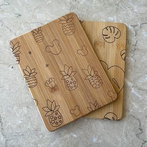 Set of 2 customized Disney Wooden Cutting Boards